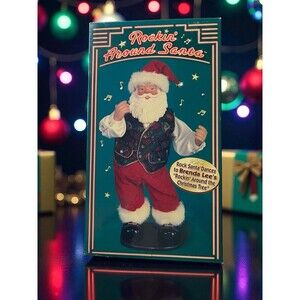 Rockin’ Around Santa - 1992 Vintage Brenda Lee Collectible In Box Works Great!